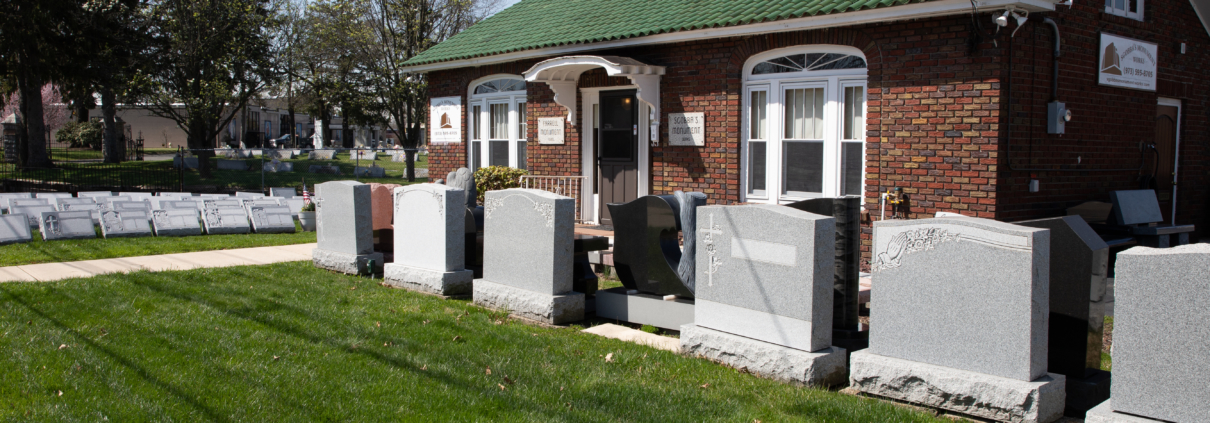 upright headstone and tombstone maker Passaic County NJ